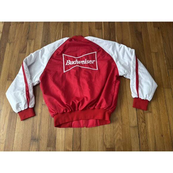 Saxon Leather Ltd Budweiser Jacket Men's Size Large - Picture 5 of 6